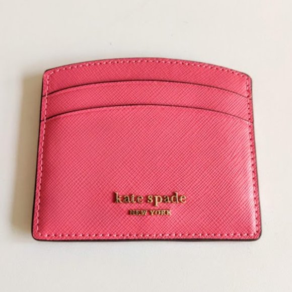 kate spade Handbags - NWOT Kate Spade Pink Saffiano Cardholder